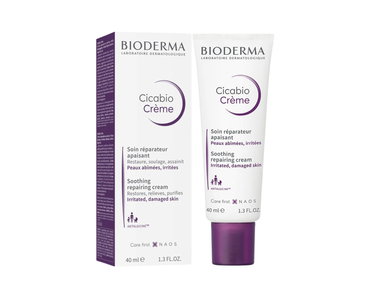 Bioderma Cicabio Creme Soothing Repair Cream for Damaged Skin 40mL