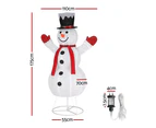 Jingle Jollys Christmas Lights 200 LED 175cm Fairy Light Snowman Decorations