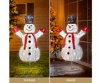 Jingle Jollys Christmas Lights 200 LED 175cm Fairy Light Snowman Decorations