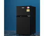 Devanti 80L Bar Fridge Mini Freezer Refrigerator Black