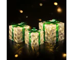 Jingle Jollys Christmas Lights 70 LED Fairy Light Gift Box 3pcs Decorations Set