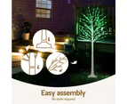 Jingle Jollys Christmas Tree 1.7m Twigs 120 RGB LED Lights Xmas Trees Decoration