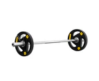 Everfit Barbells Set 16kg 120cm Dumbbells Barbells Plate Weight Lifting Home Gym