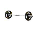 Everfit Barbells Set 16kg 120cm Dumbbells Barbells Plate Weight Lifting Home Gym