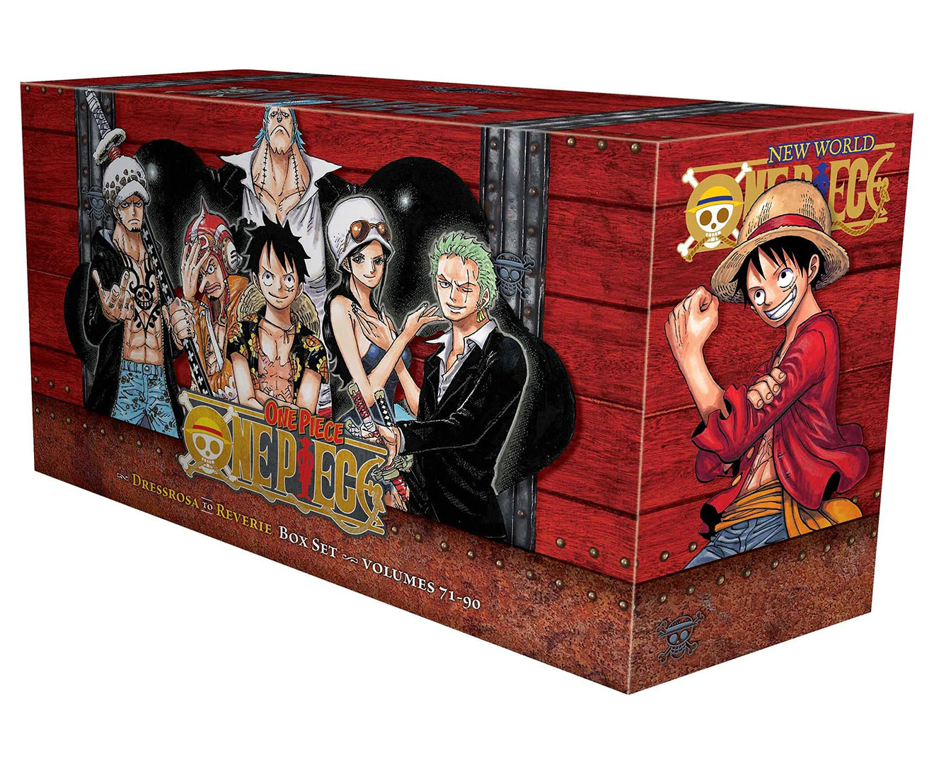 One Piece Box Set 4: Dressrosa to Reverie: Volumes 71-90 with Premium