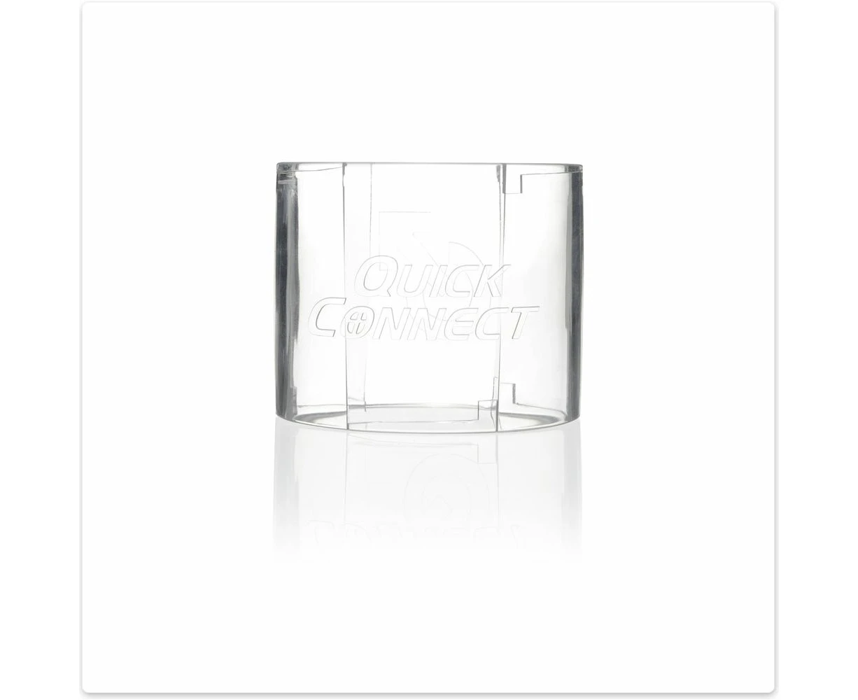 Fleshlight Quickshot Quick Connect Model 810476019266 Unisex Genital Stimulation Toy In Transparent