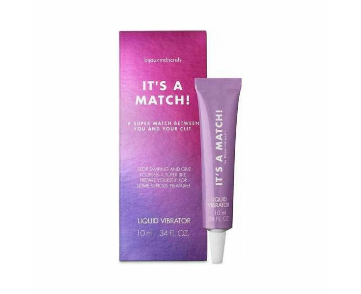 Bijoux Indiscrets Clitherapy It's A Match! Liquid Vibrator Tingling Serum 0.34 Oz.