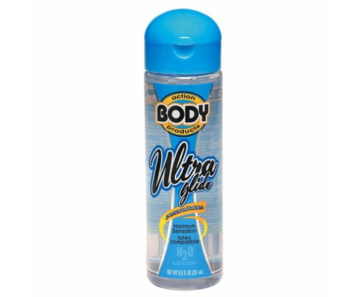 Body Action Ultra Glide Water Based Lubricant 8.5 Fl Oz The Ultimate Intimacy Enhancer For All Genders, Silky Smooth Formula For Unforgettable Pleasur