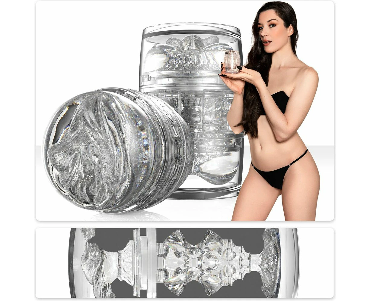 Fleshlight Quickshot Stoya Turbo Male Masturbator | Model: Stoya | For Men | Superskin | Enhanced Pleasure | Clear