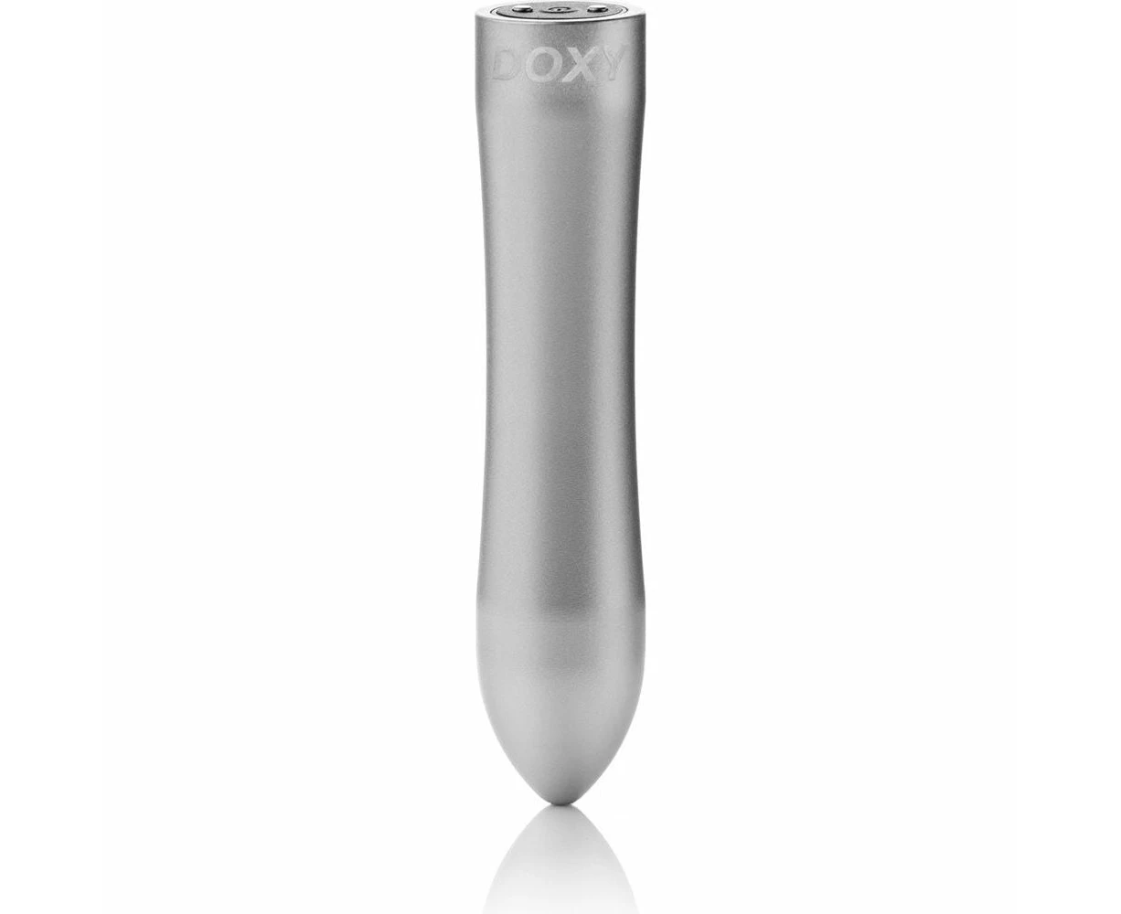 Doxy Bullet Silver Powerful Silver Bullet Vibrator For Intense Pleasure