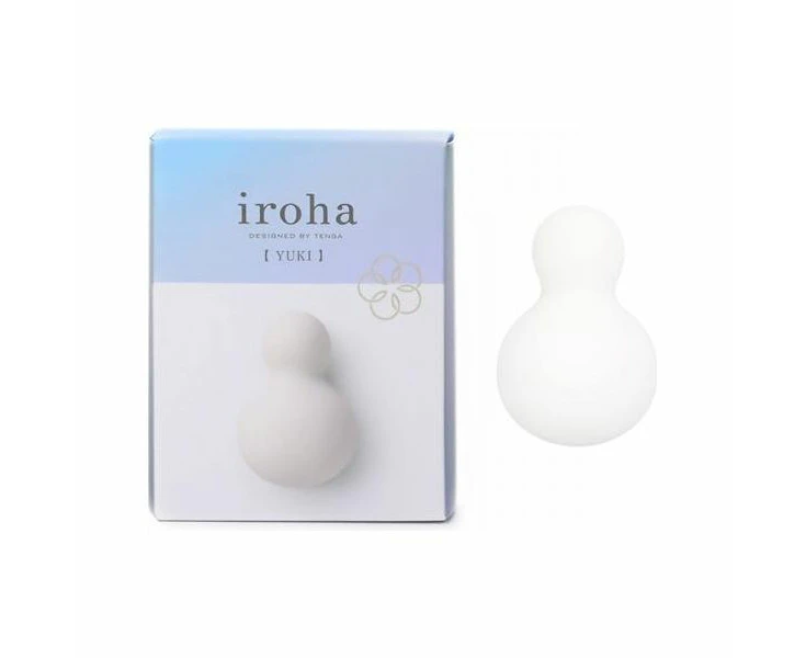 Iroha Yuki Snowman Shaped Vibrating Semi Insertable Silicone Pleasure Toy For Women White