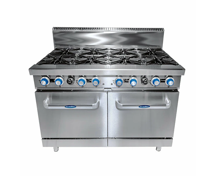 8 Burner With Oven W1219 X D790 X H1165 | Cookrite 1 Ato 8b F Lpg