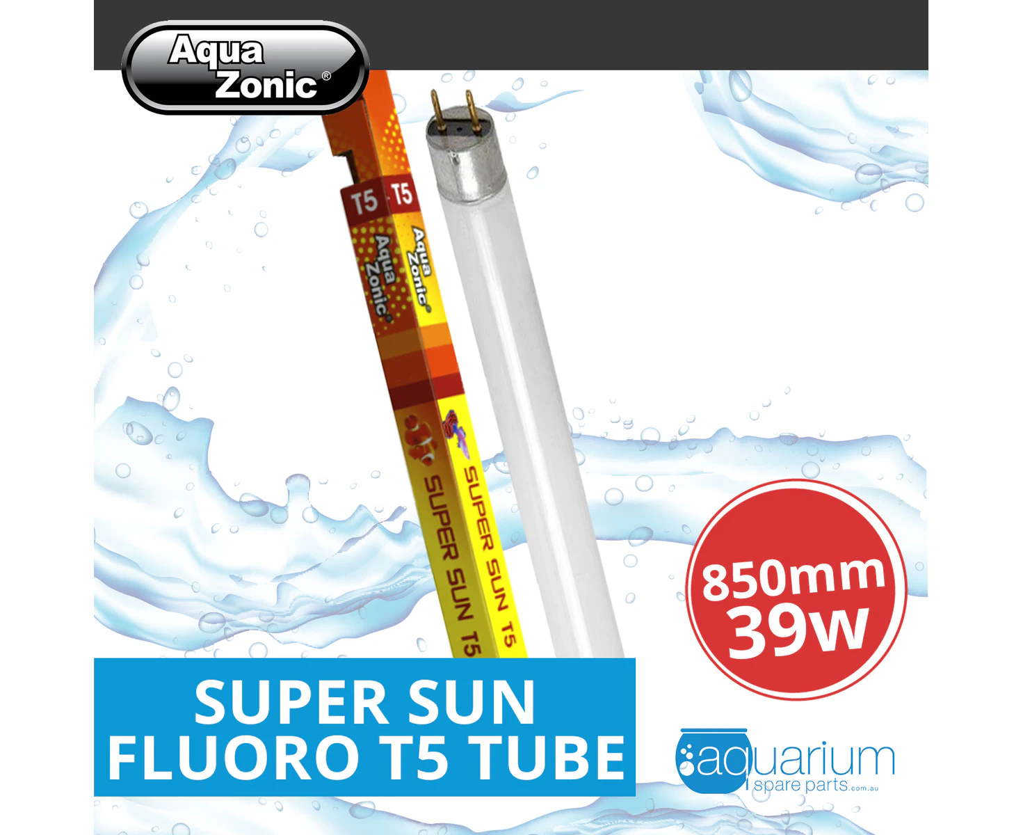 Aqua Zonic Super Sun Fluoro T5 Tube 850mm 39w (AQZL44)