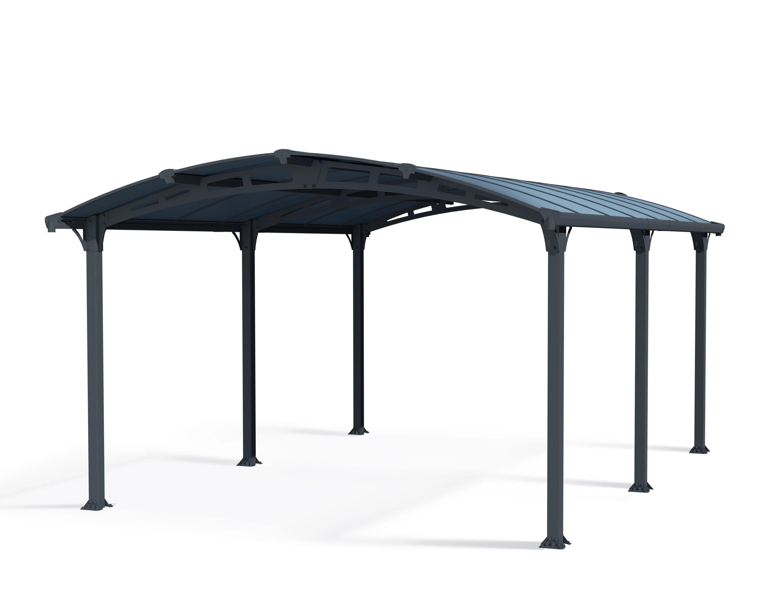 CANOPIA | Arcadia 3.6X5 Carport Dark Grey Structure