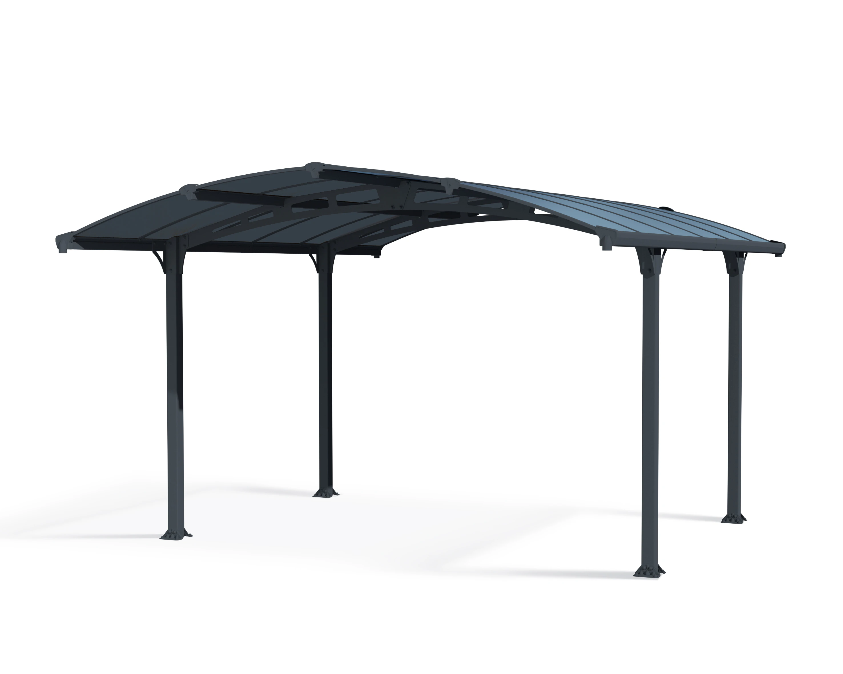 CANOPIA | Arcadia 3.6X4.4  Carport Dark Grey Structure