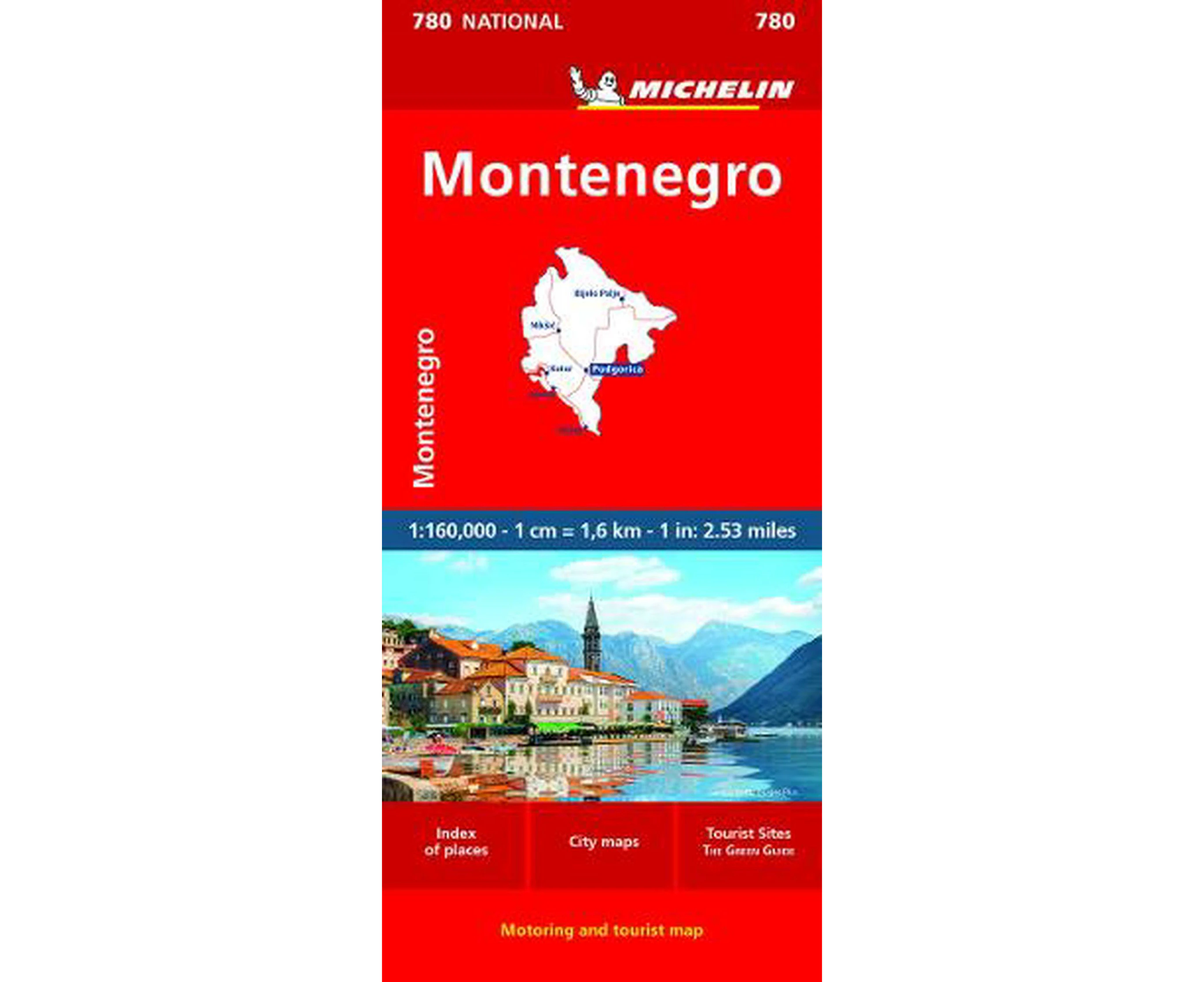 Montenegro - Michelin National Map 780