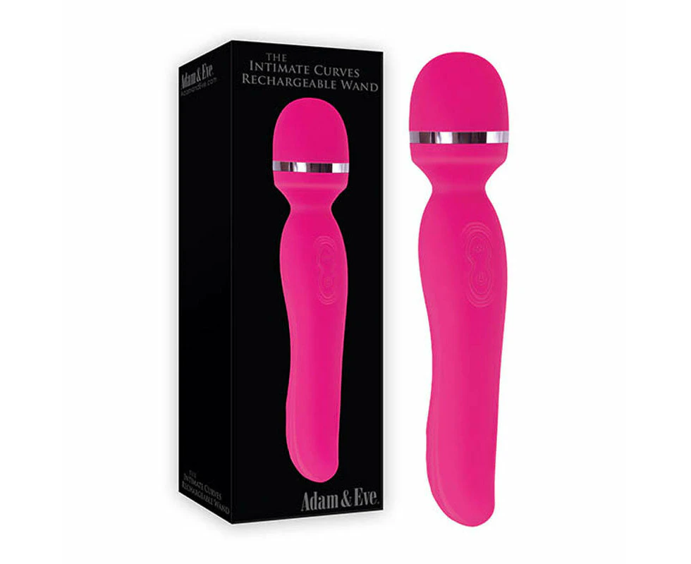 Adam & Eve Intimate Curves Rechargeable Wand-(b666 6200) - B666 6200