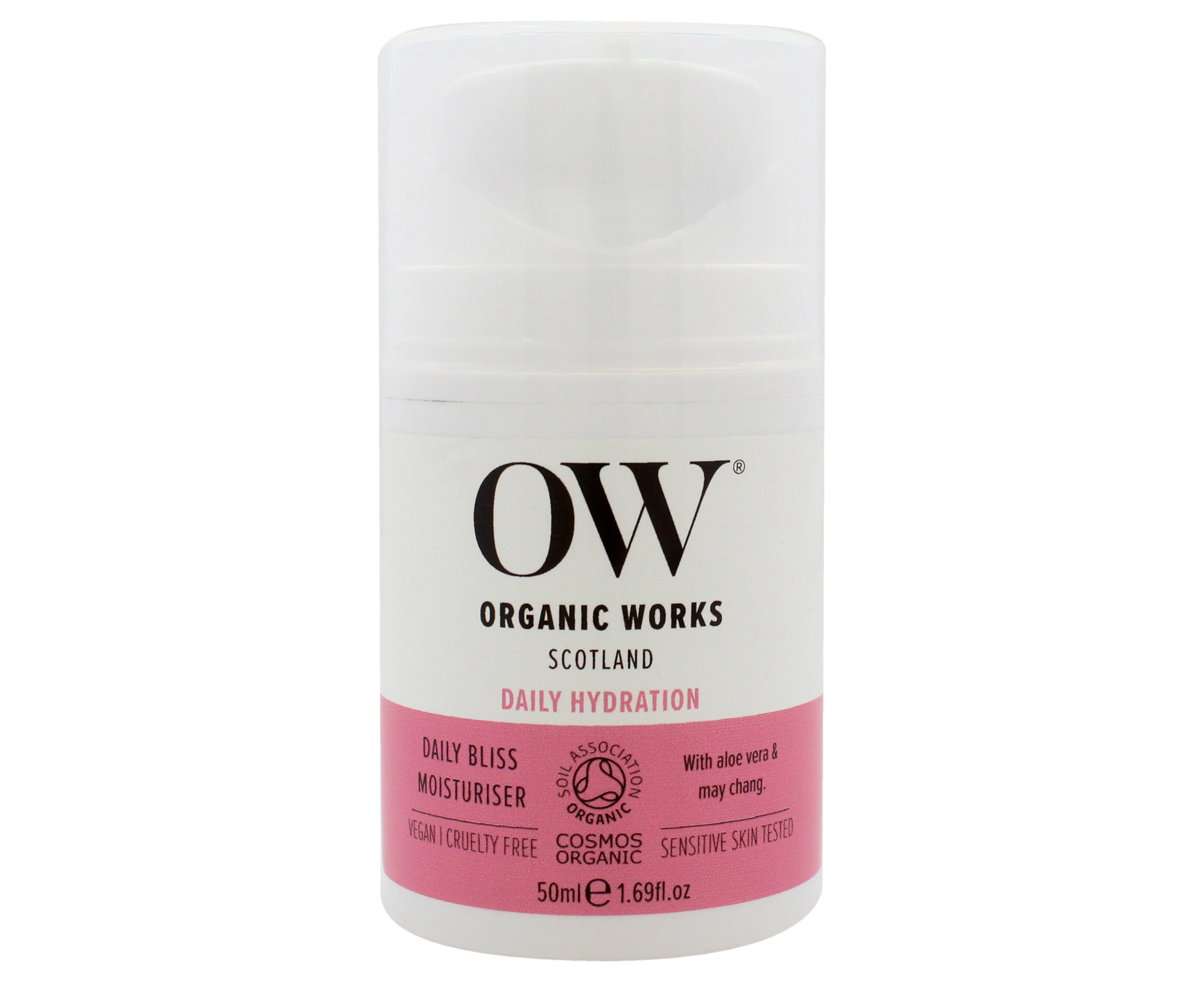 Daily Hydration Daily Bliss Moisturiser by Organic Works for Unisex - 1.69 oz Cream