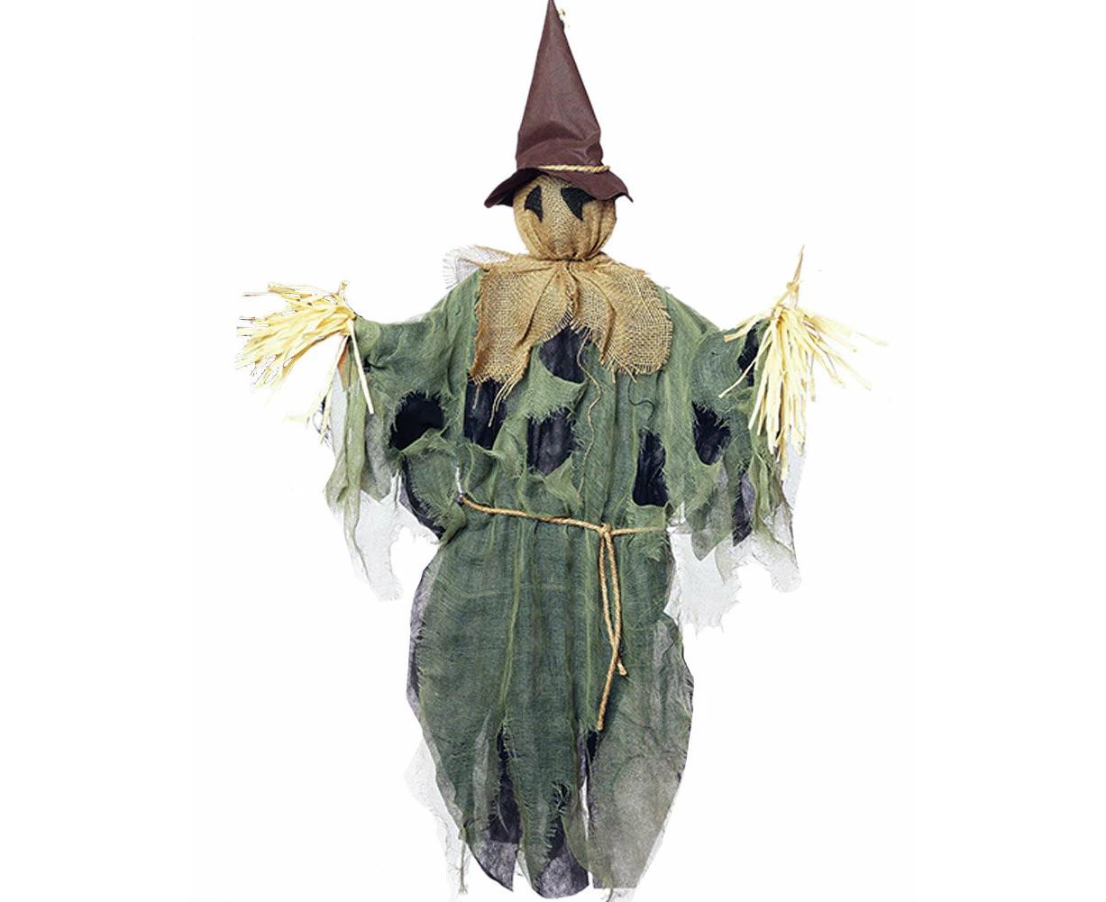 Green Hanging Scarecrow Decoration 91cm