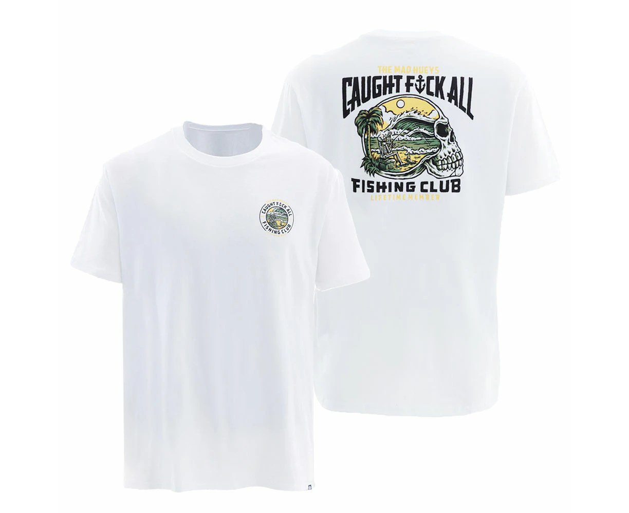 The Mad Hueys Fk All Club Member T-Shirt White M