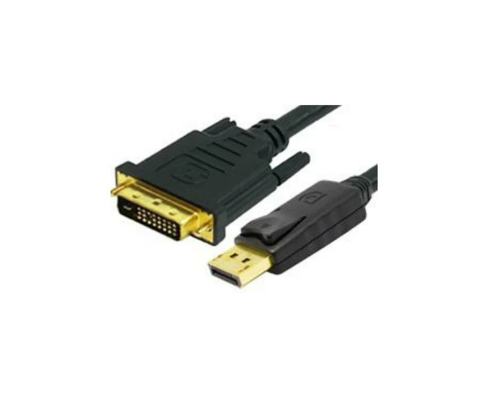 Comsol 3mtr Displayport Male to Single Link Dvi-d Cable Display Port Cables - DP-DVI-MM-03