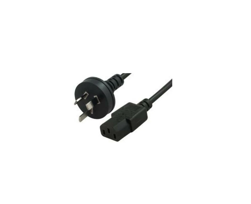 1mtr Mains Outlet Power Cable 3PIN AUS(M) - IEC-C13(F)