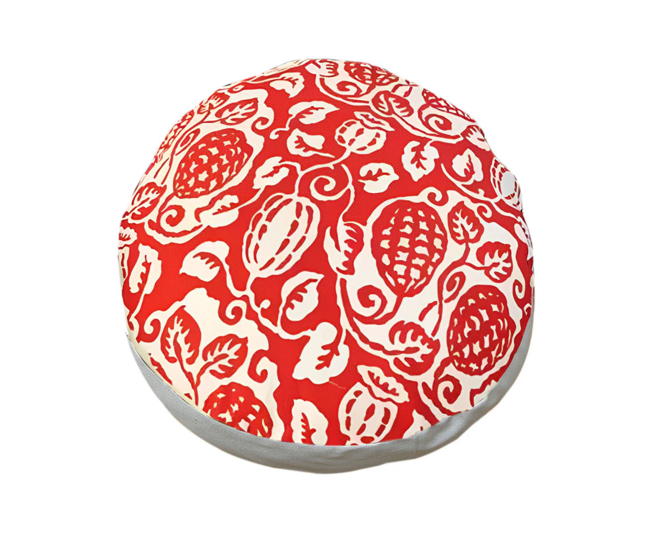 SOGA 45cm Red Premium Polyester Cotton Cushion with EPP Particle Insert for Enhanced Comfort