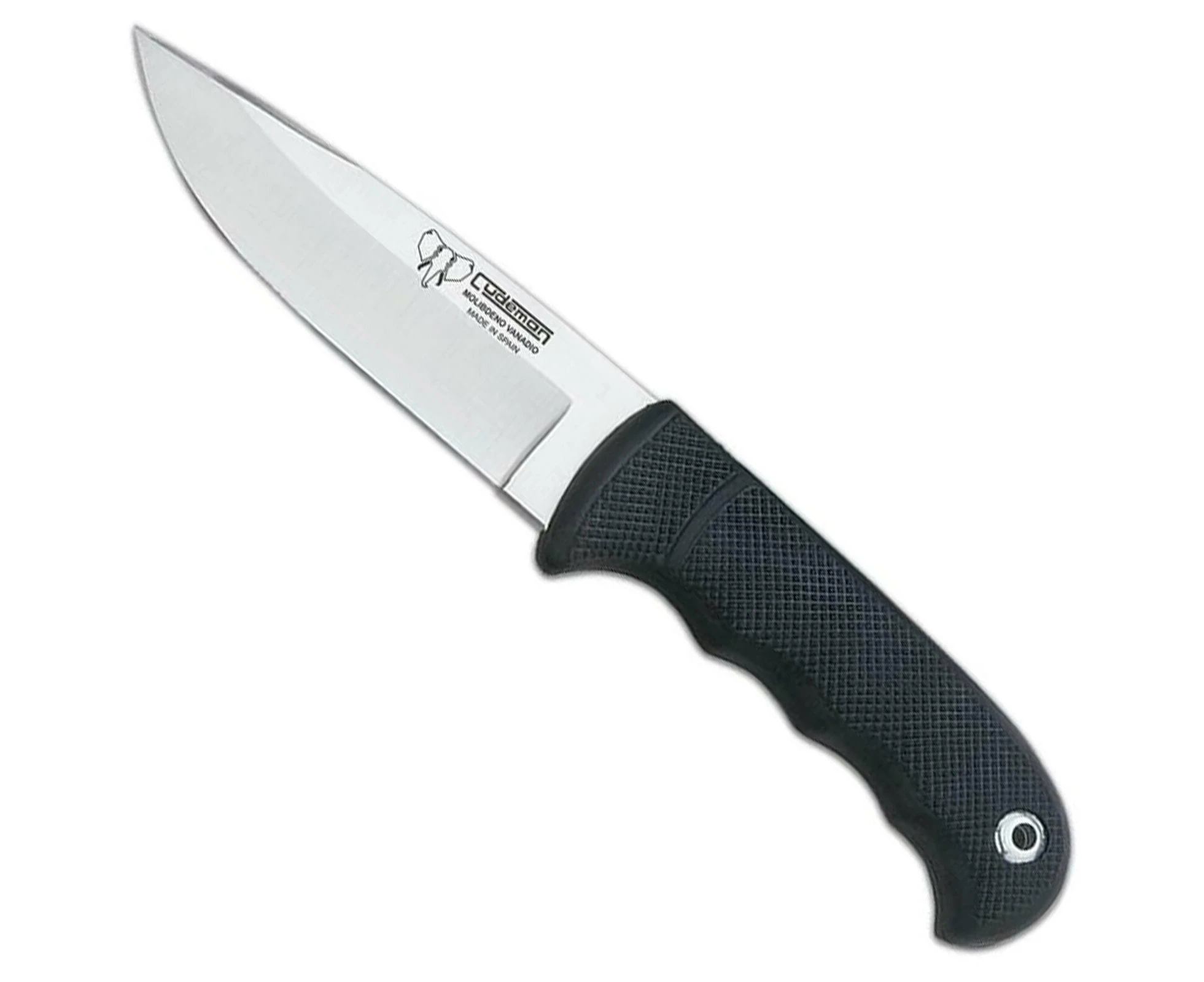 Cudeman Fixed Blade Bushcraft Knife | Black / Satin