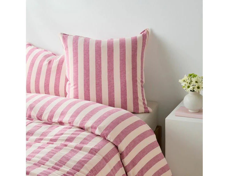 Target Reid Stripe Linen/Cotton European Pillowcase