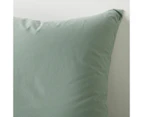 Target Arlo Stonewash Two-Tone European Pillowcase - Pistachio/Seafoam