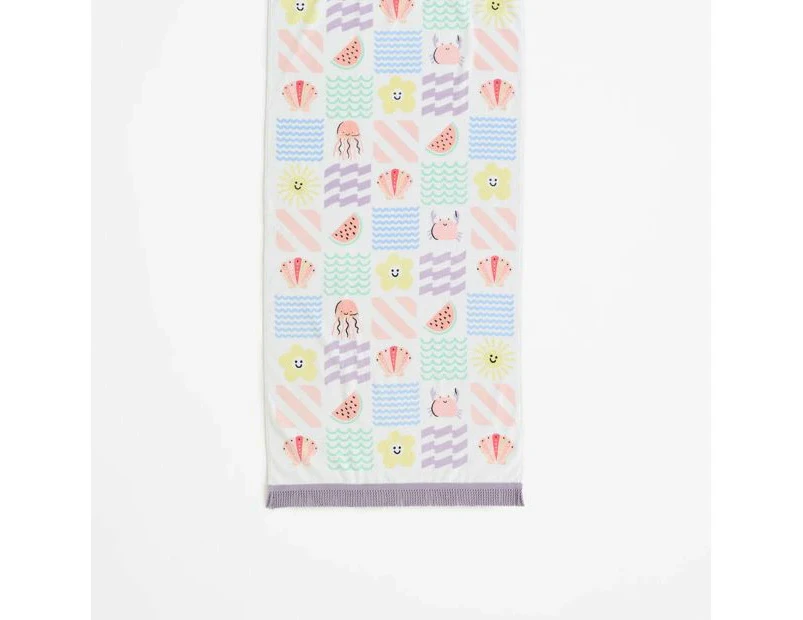 Target Kids Beach Towel - Kai Purple