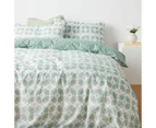 Target Celeste Tile Print Quilt Cover Set - Seafoam