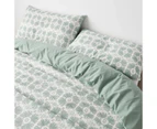 Target Celeste Tile Print Quilt Cover Set - Seafoam