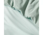 Target Arlo Stonewash Two-Tone Quilt Cover Set - Pistachio/Seafoam