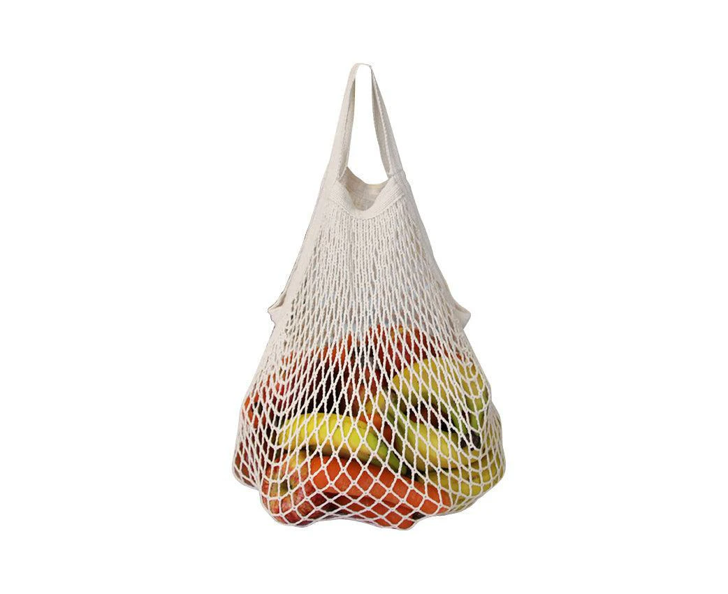 EC-31 Fairtrade & Organic Cotton String Bag with Short Handle