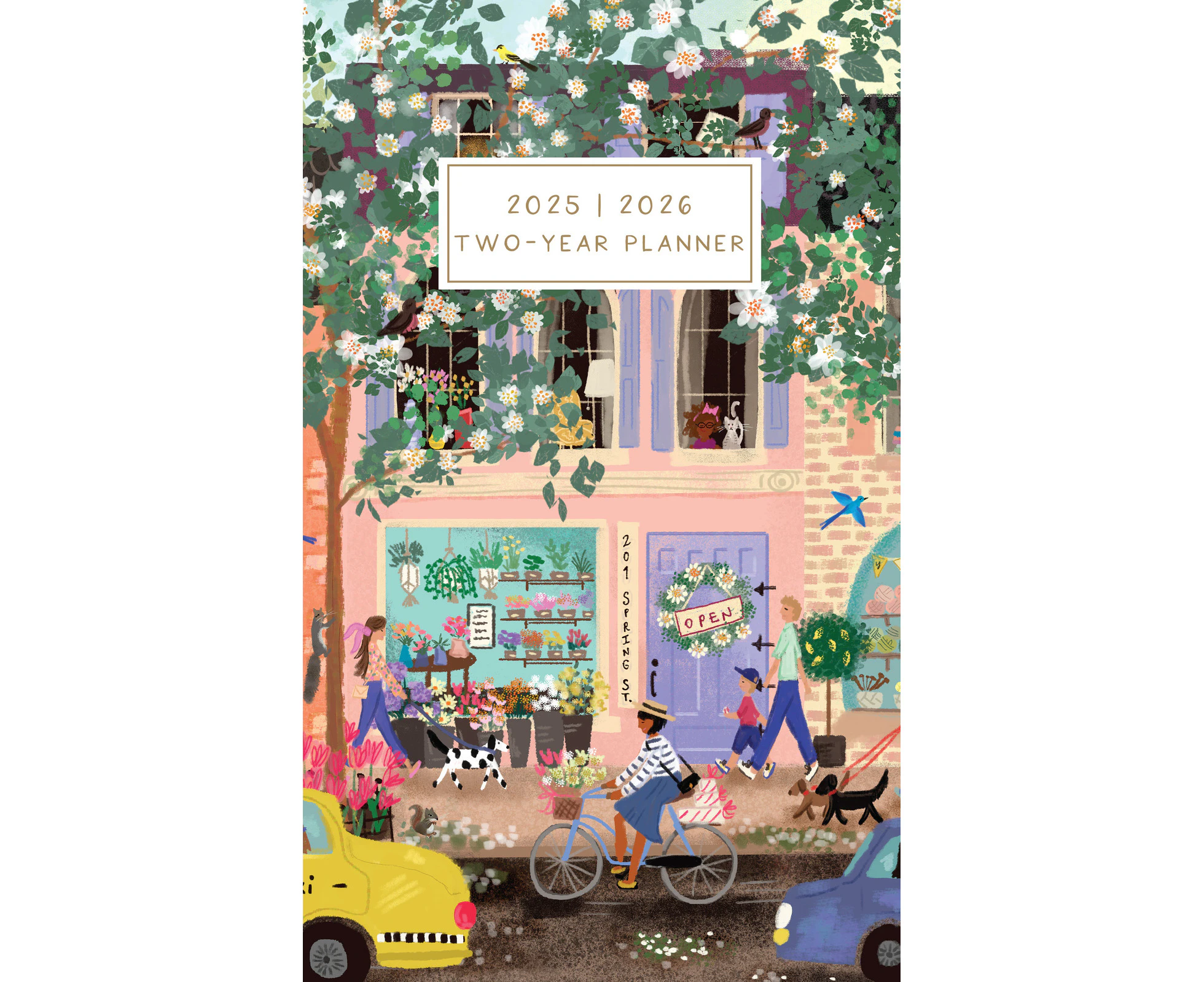 2025-2026 2-Year Planner Joyful Landscapes Pocket Monthly Graphique GF32541