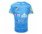 NRL 2023 Training Tee Shirt - Gold Coast Titans - Adult - CYAN - DYNASTY