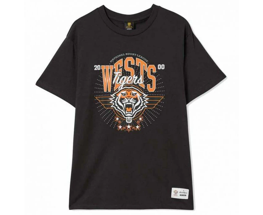 NRL Club Starburst Tee Shirt - West Tigers - Adult