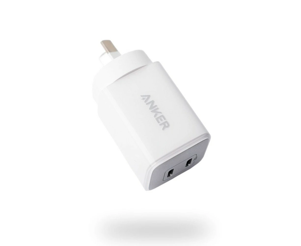 Anker Nano Pro 40W 2 x USB-C Port  521 AC Wall Charger - White