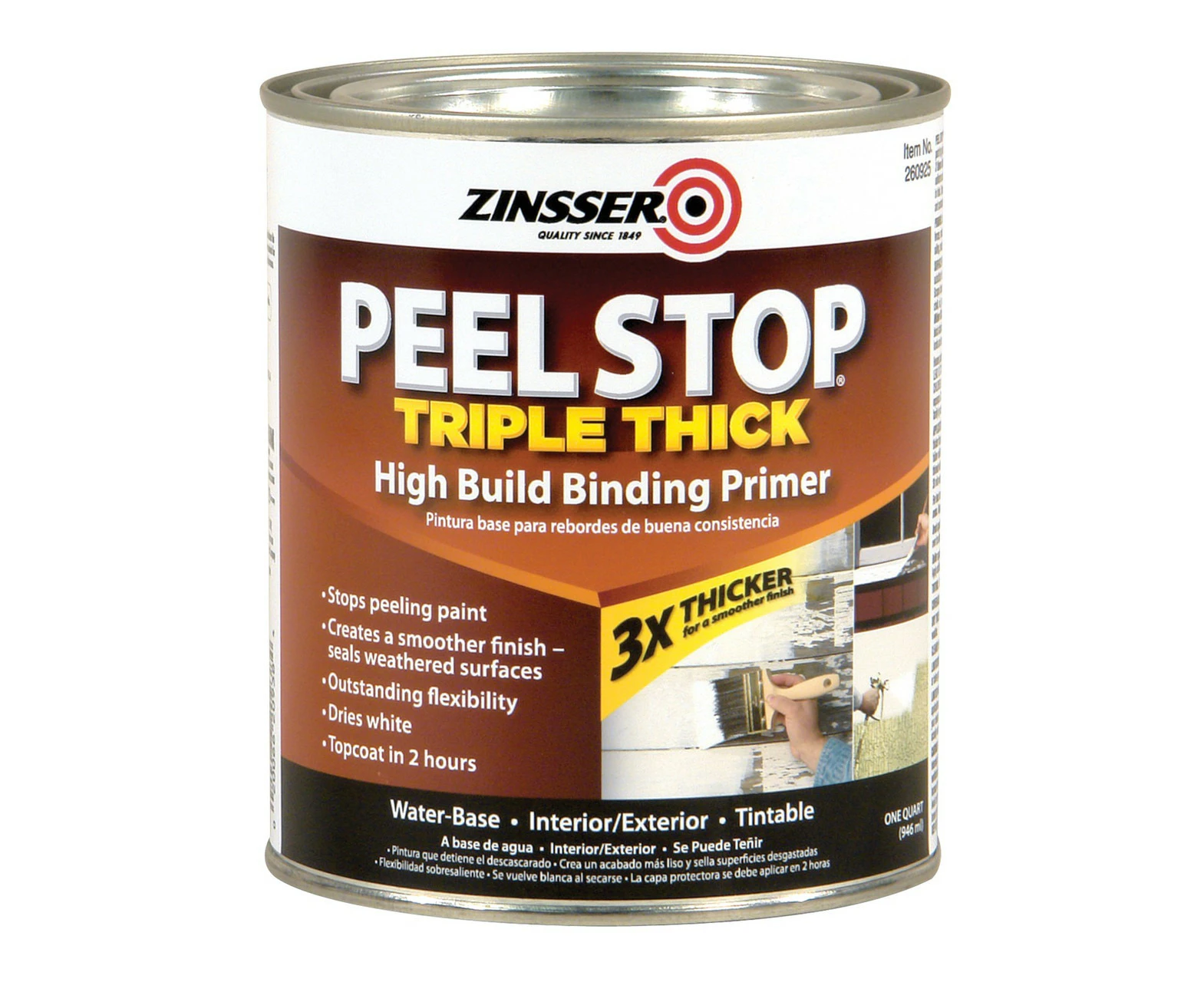 Multi Bundle Zinsser Peel Stop White Triple Thick Binding Primer 946ml x 6