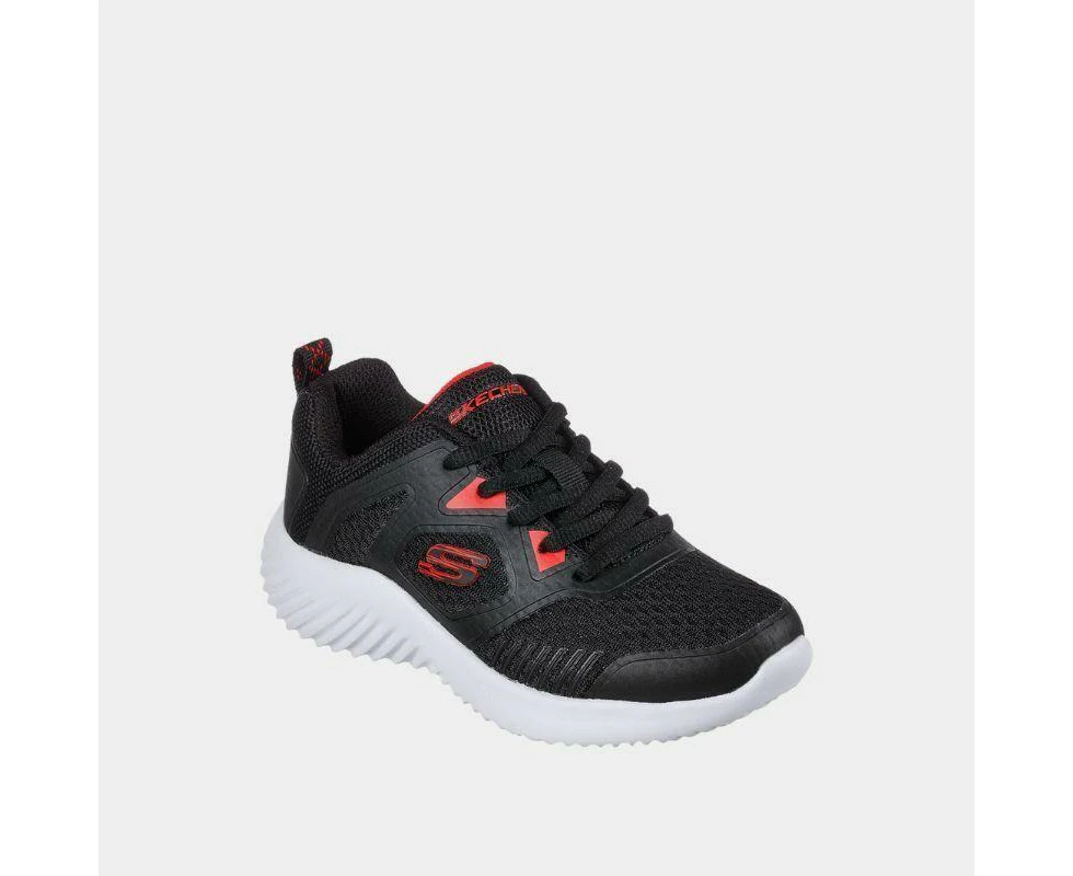 SKECHERS Bounder Shoe - Rozburg - Black/Red - Kids