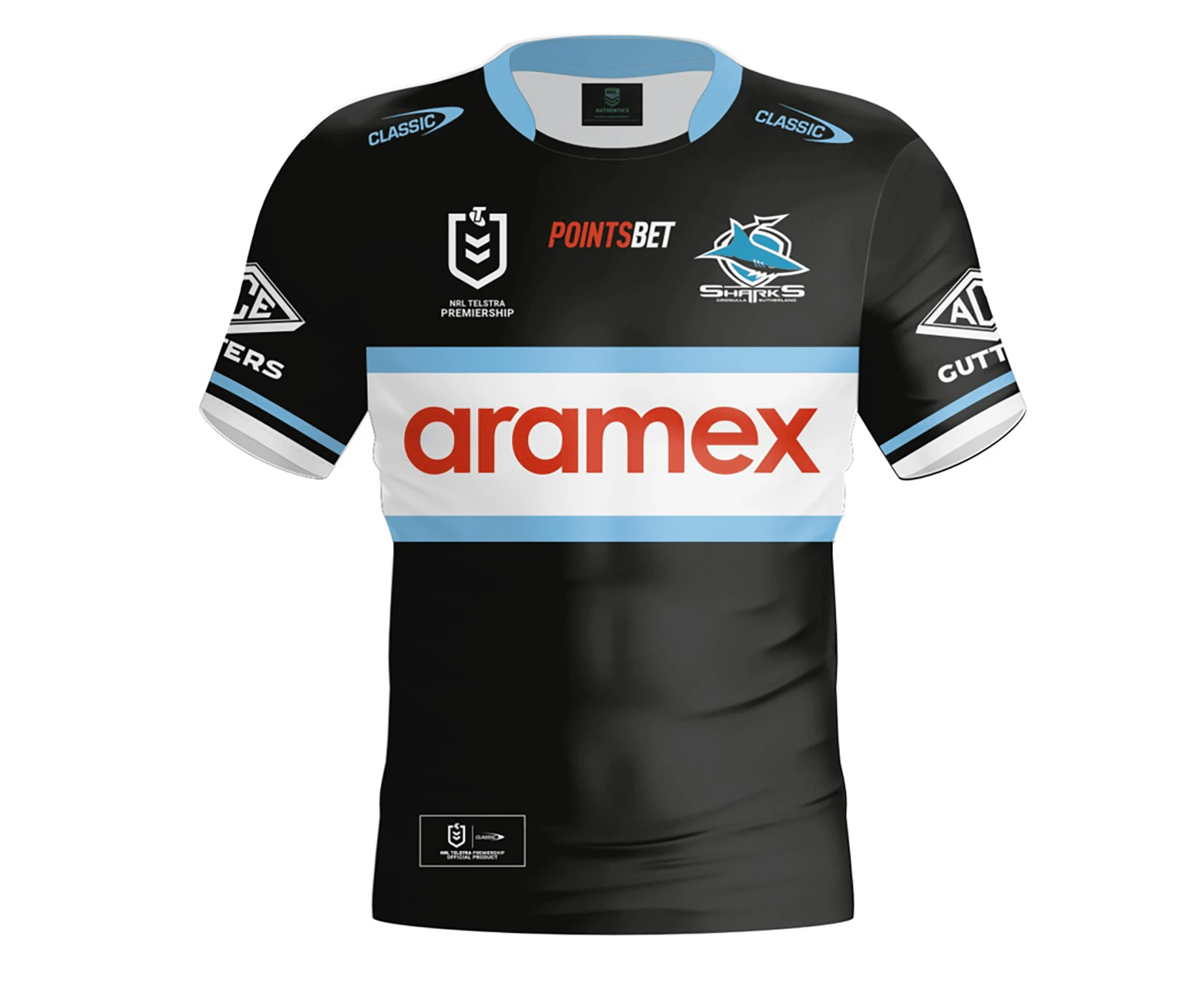 NRL 2024 Away Jersey - Cronulla Sharks - Adult - Mens