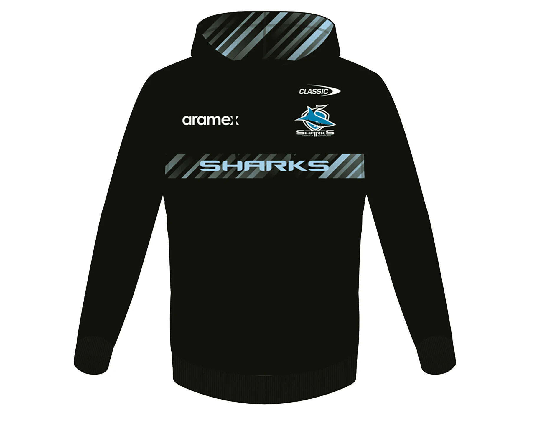 NRL 2024 Pullover Hoodie - Cronulla Sharks - Adult - Mens - Classic