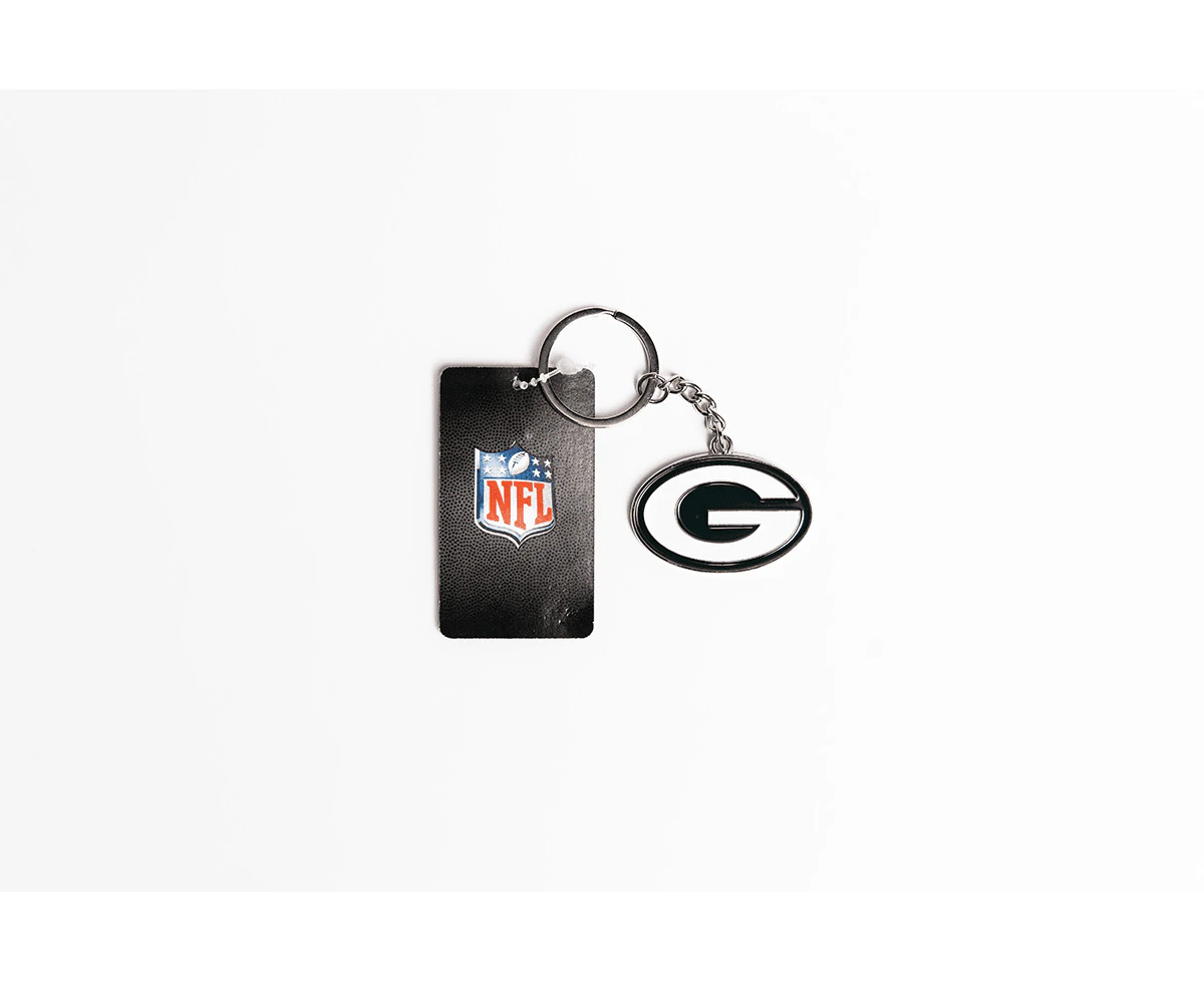 NFL Logo Keyring - Green Bay Packers - Key Ring - Metal