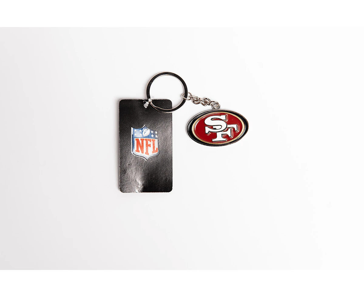 NFL Logo Keyring - San Francisco 49ers - Key Ring - Metal