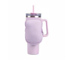 Drink Bottle Zip Bag, Lilac - Anko