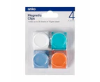 4 Pack Magnetic Clips - Anko