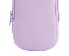 Drink Bottle Zip Bag, Lilac - Anko