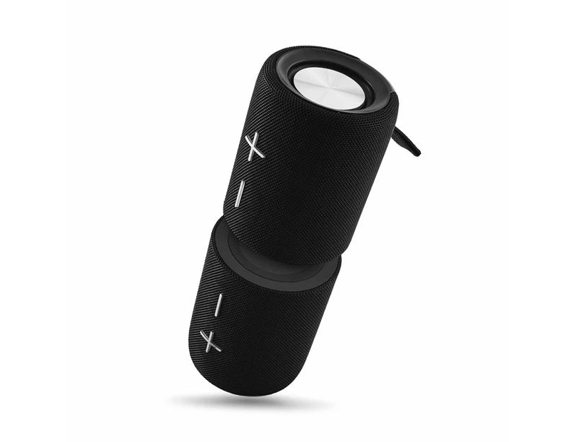 2-in-1 Bluetooth Speaker, Black - Anko