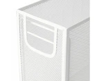 Mesh Suspension File, White - Anko